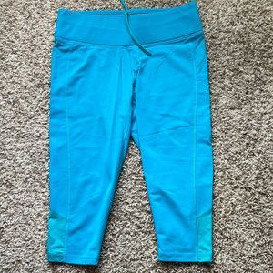Lucy aqua blue capris